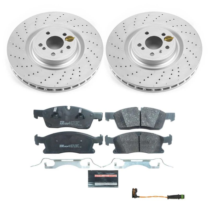 Power Stop 13-16 Mercedes-Benz GL450 Front Euro-Stop Brake Kit