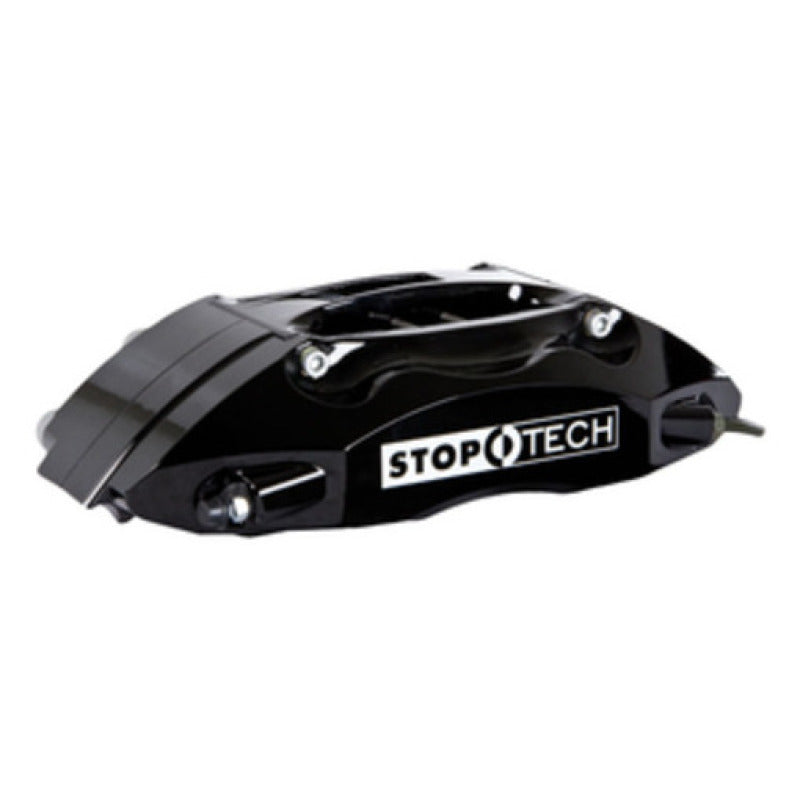 StopTech 98-10 Volkswagen Beetle Front BBK w/ Black ST-40 Calipers Slotted 328x28mm 2pc Rotors