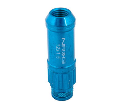 M12 X 1.5 Steel Lug Nut Set - Blue