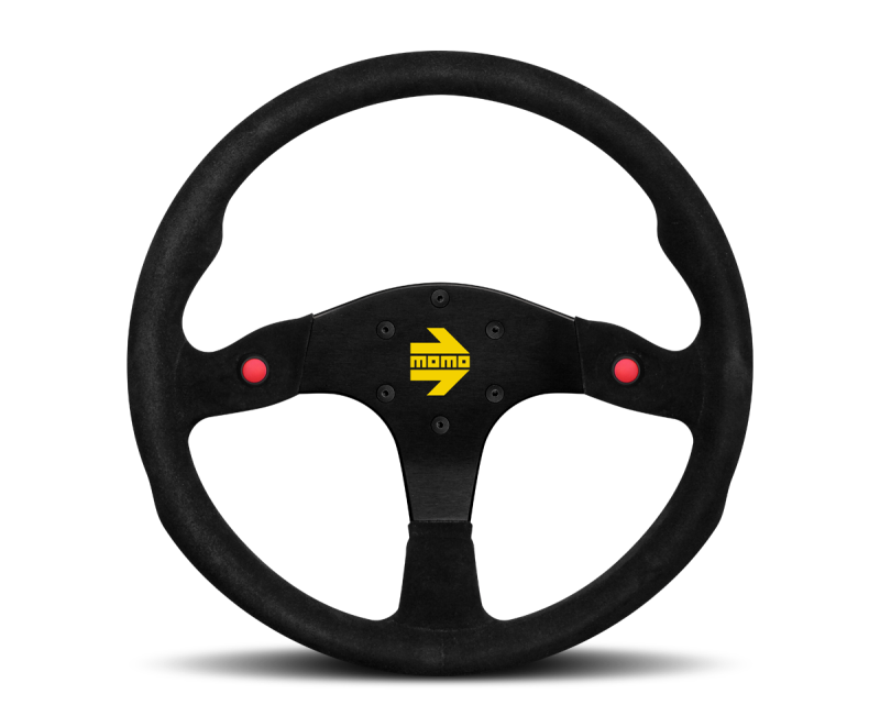 MOD80 - 350 mm -  Black Suede/Black Spokes