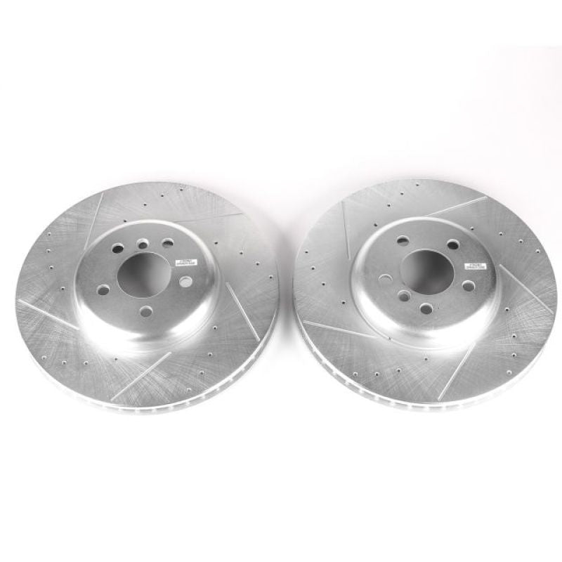 Power Stop 10-15 BMW 550i GT Front Evolution Drilled & Slotted Rotors - Pair