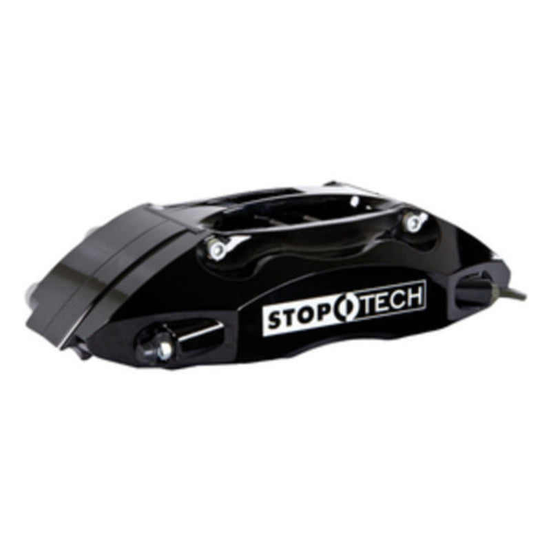 StopTech 98-10 Volkswagen Beetle Front BBK w/ Black ST-40 Calipers Slotted 328x28mm 2pc Rotors