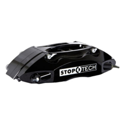 StopTech 98-10 Volkswagen Beetle Front BBK w/ Black ST-40 Calipers Slotted 328x28mm 2pc Rotors