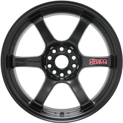 57DR / 18x9.5 / +12 / 5-114.3 / Semi Gloss Black Wheel